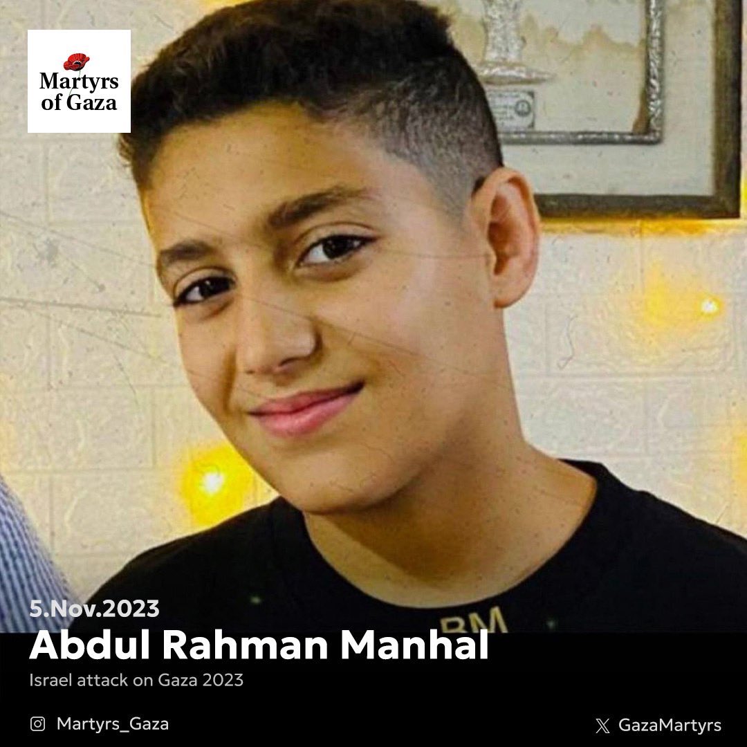 14-Year-Old Abdul Rahman Manhal Remembered for Joy and Social Spirit