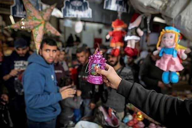 Zawiya Market in Gaza City Damaged Before Ramadan
