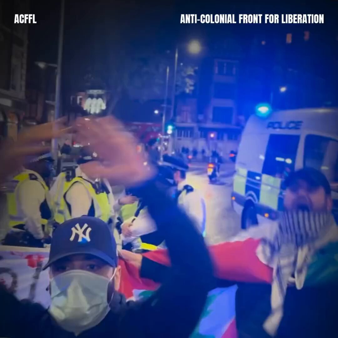 Pro-Palestine activists occupy streets before embassies in London