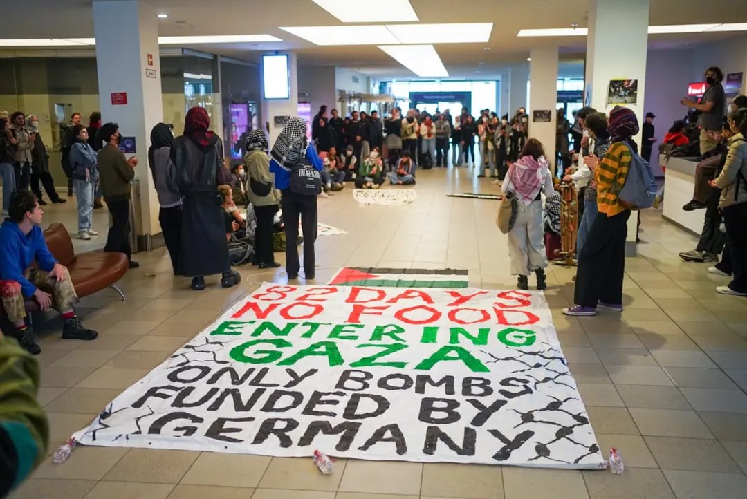 Students at Berlin Universities Protest Gaza War and Starvation
