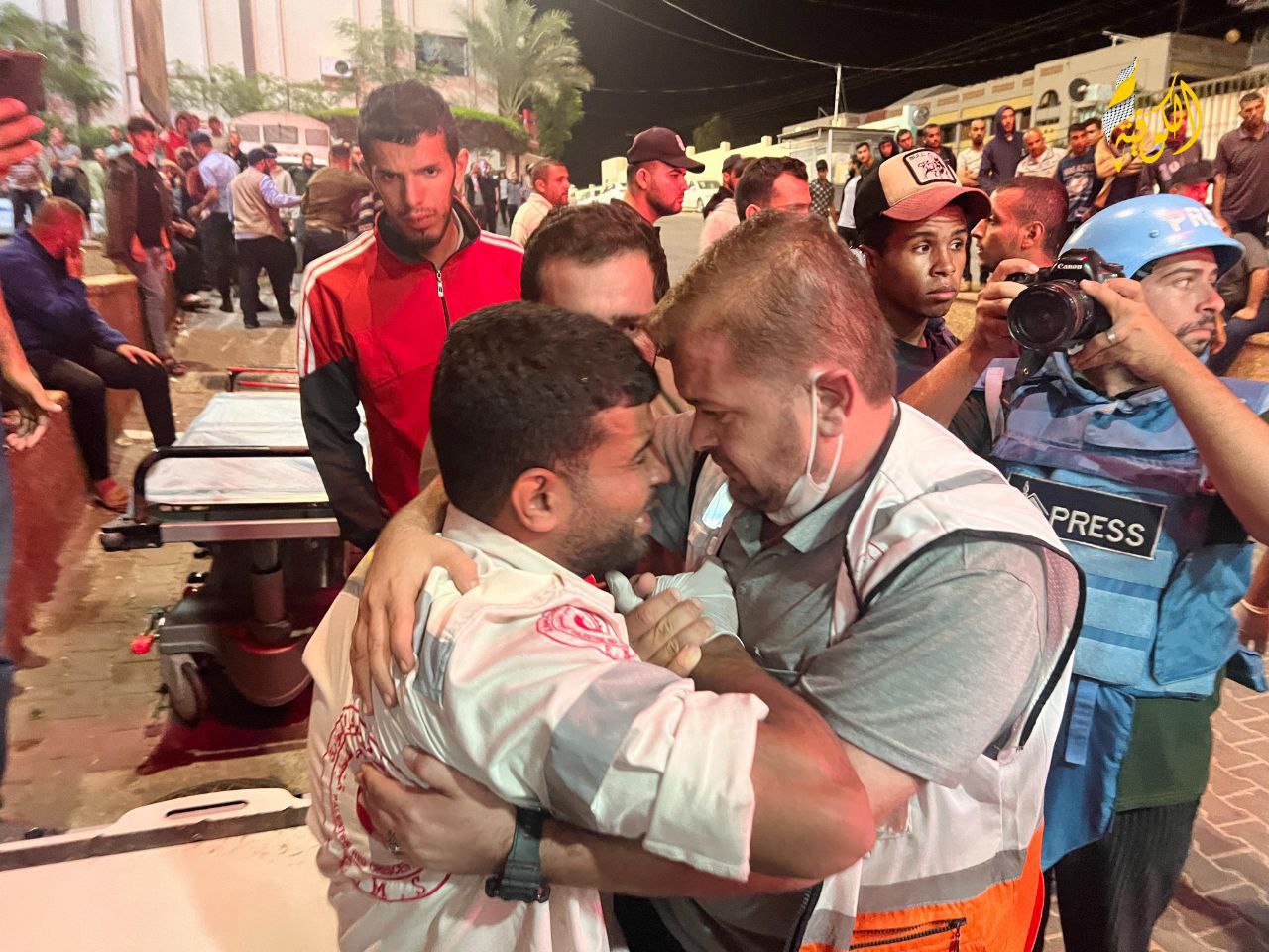 Palestinian Paramedic’s Father Injured in Khan Younis Airstrike