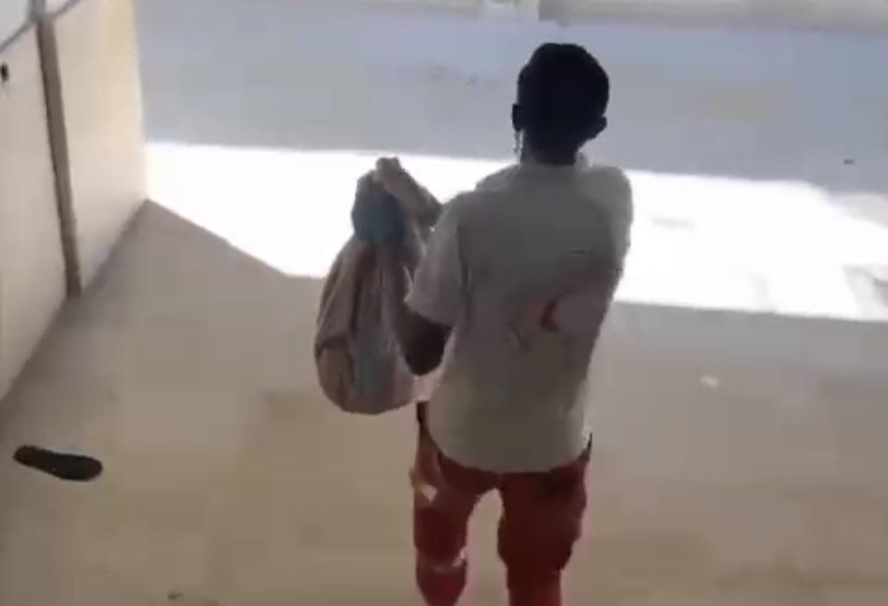 Palestinian casualty from Israeli bombing west Gaza City