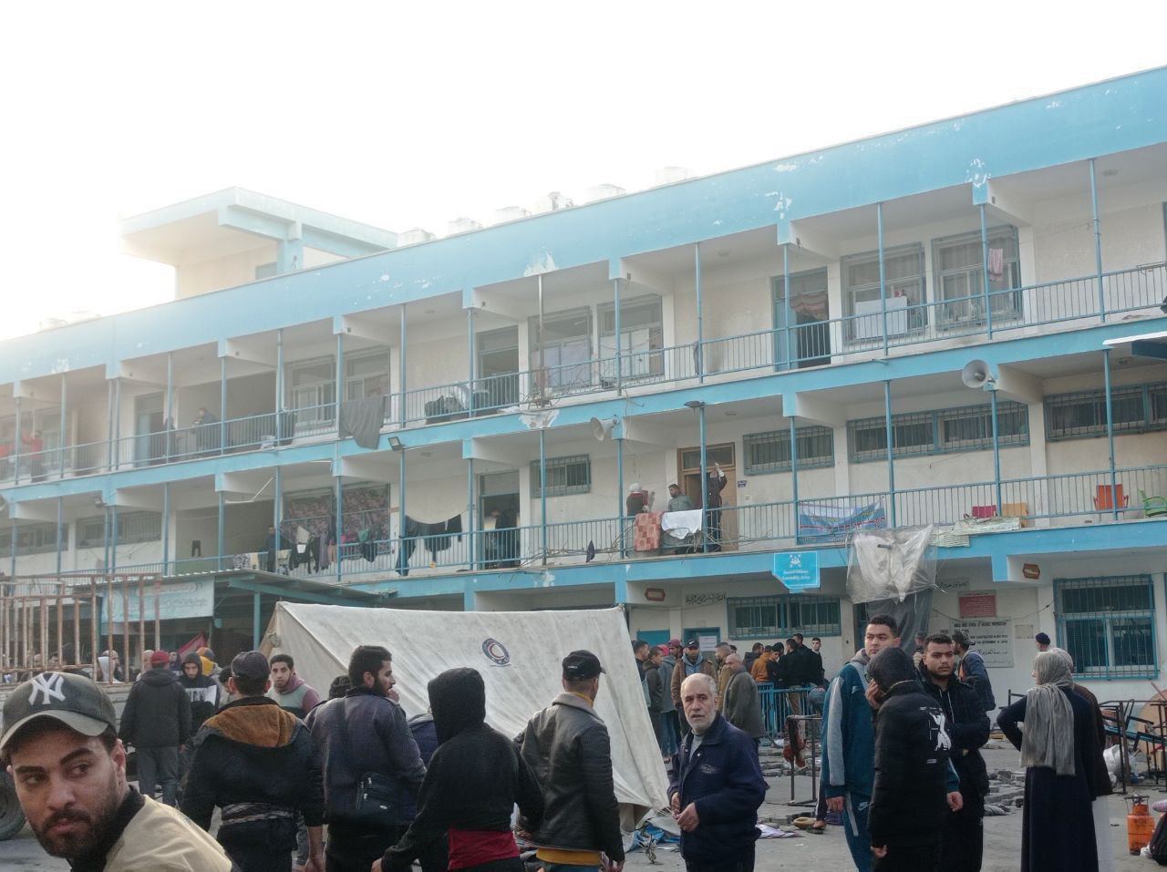 Al-Maghazi School evacuation after shelling kills multiple civilians
