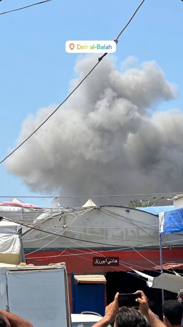 Israeli Forces Strike Ahmed Al-Kurd School in Deir Al-Balah