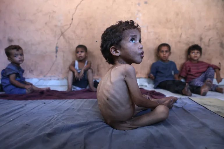 UN Declares Famine in Gaza City; 514,000 in Crisis