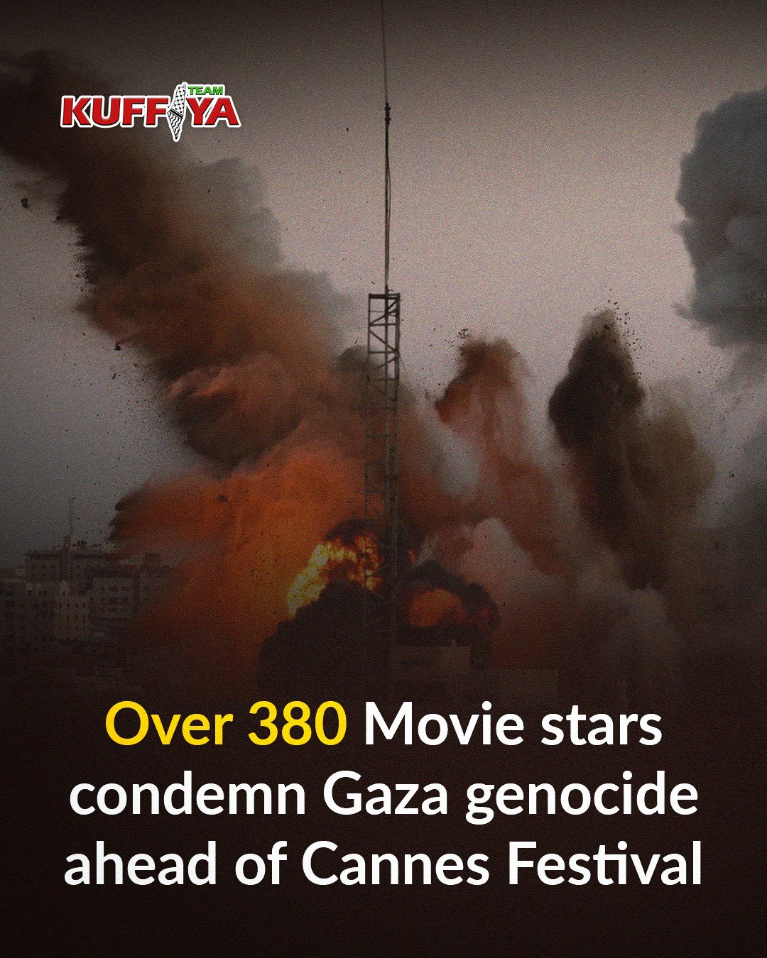 Cinema figures condemn Gaza genocide ahead of Cannes Festival