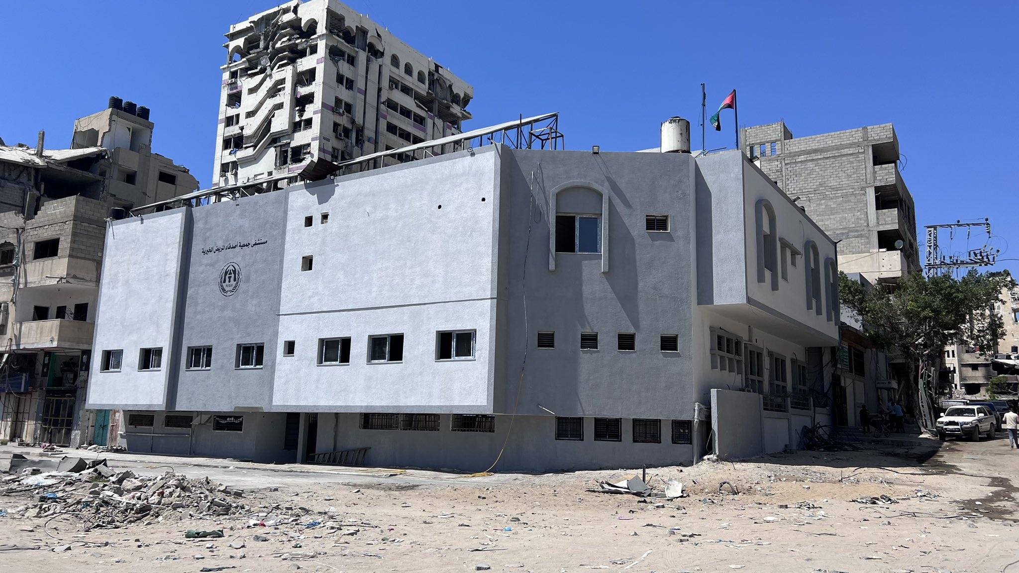 Patient’s Friends Hospital Destroyed Again in Gaza