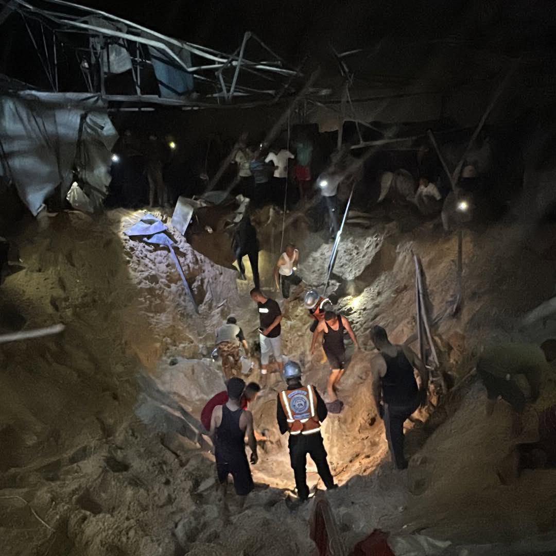 Israeli Airstrike Kills Wounds Displaced Persons Al Mawasi