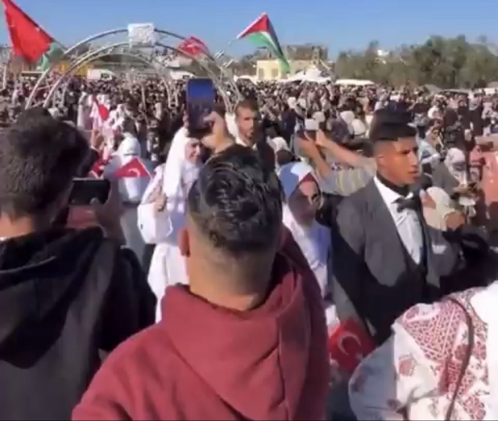 Friday in Gaza: Mass Wedding Followed by Mass Killing