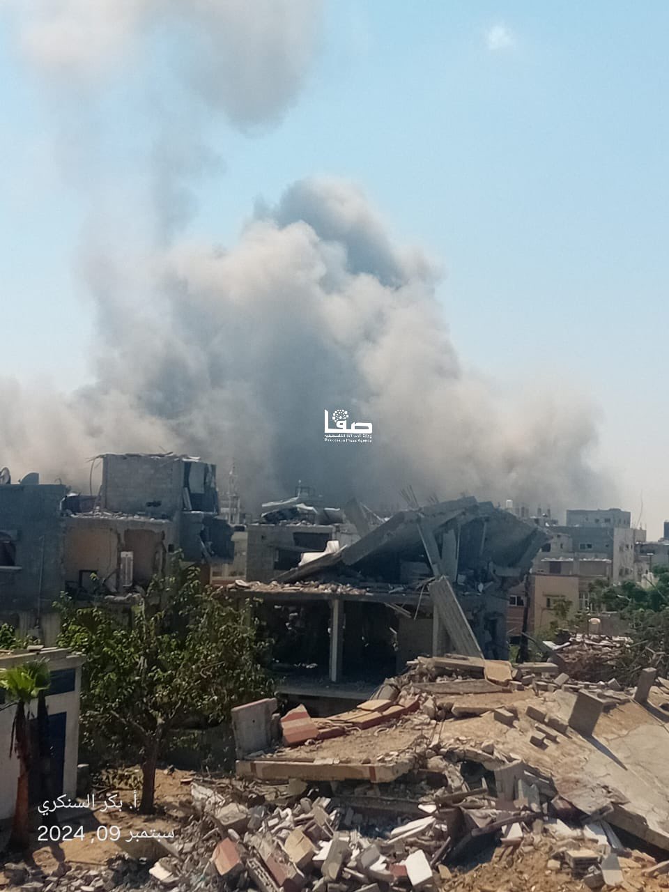 Civilian killed and children wounded in Gaza airstrike