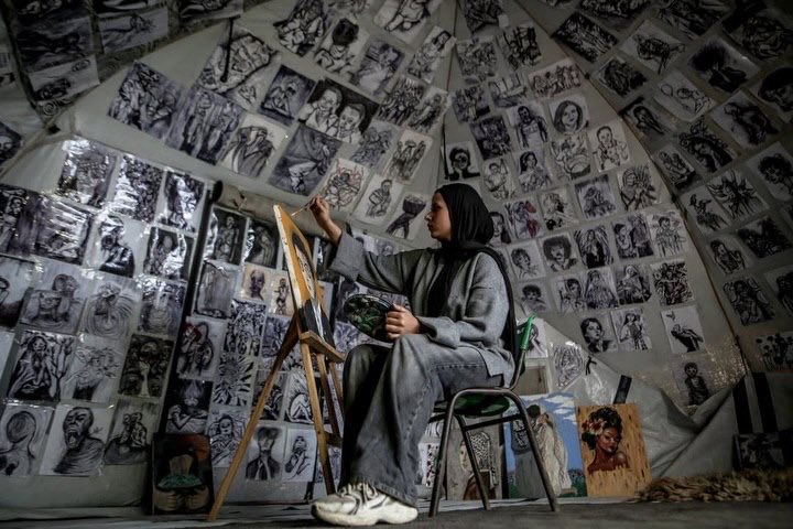 Art and Resilience: Drawing Life Through Darkness in Gaza