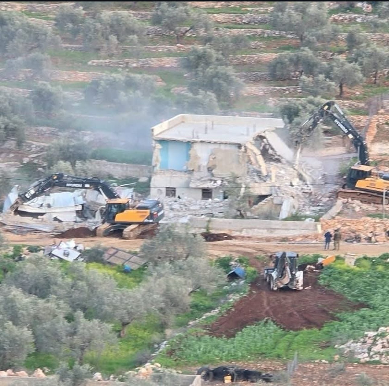 Israeli Forces Demolish Home in Kafr Eddik, Salfit