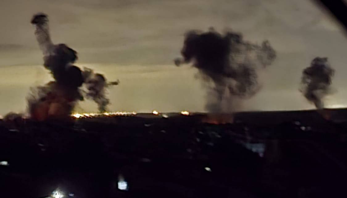 Massive simultaneous airstrikes hit Gaza City and northern areas