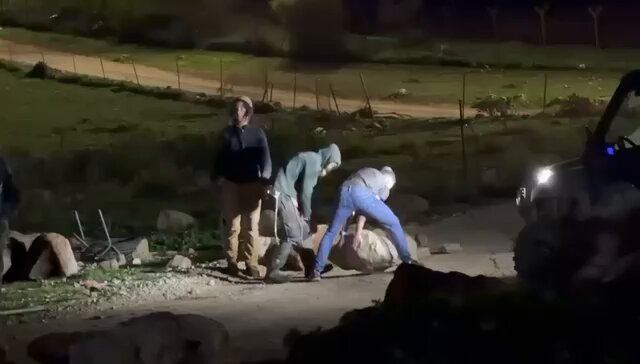 Israeli Settlers Dancing Under Army Protection in West Bank