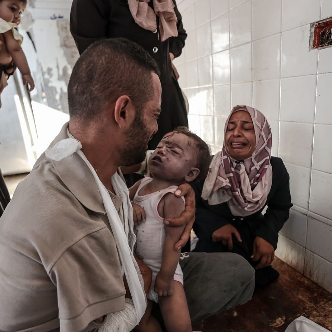 Palestinian Father Grieves Family Lost in Gaza Attack