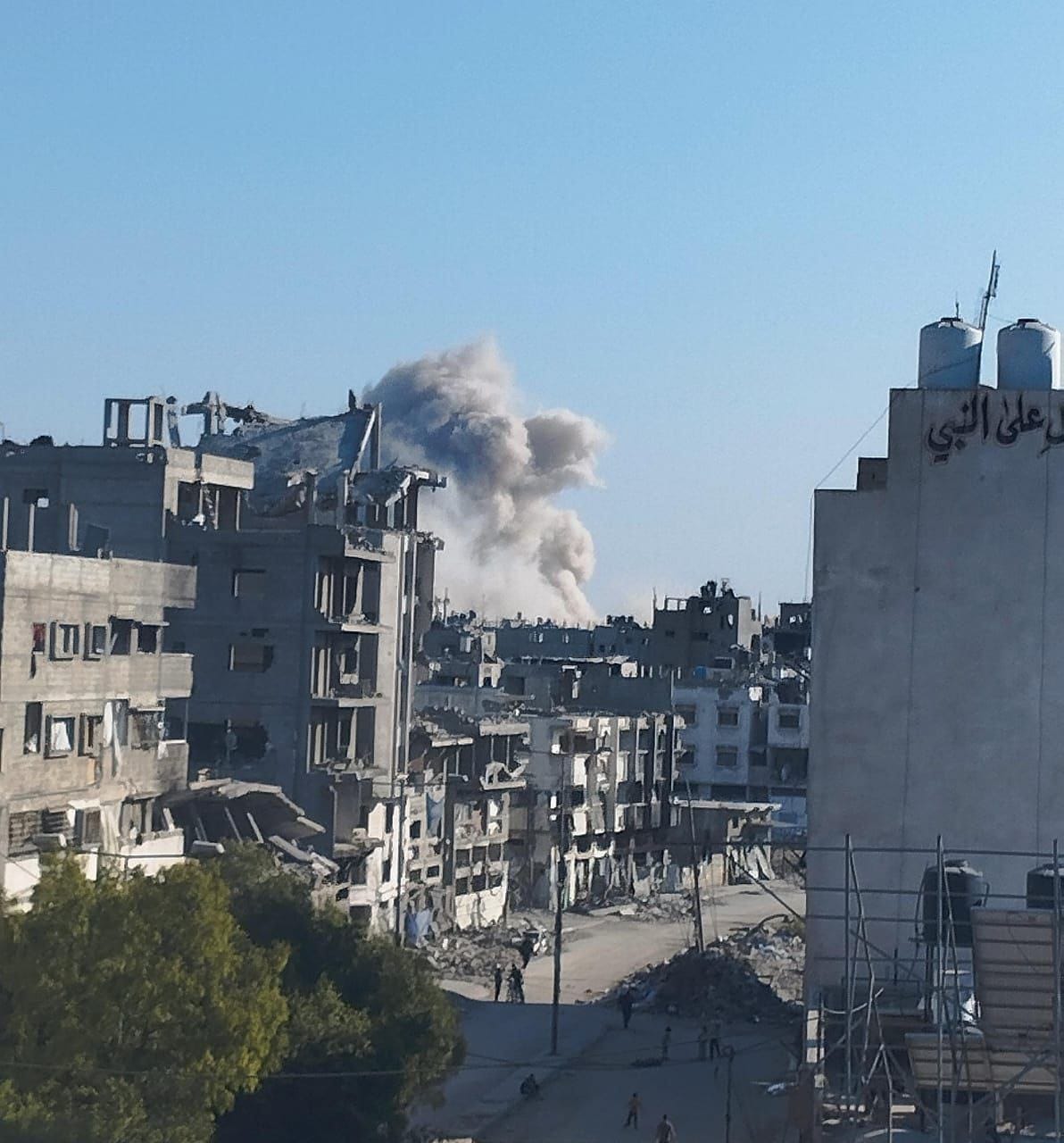 Israeli airstrike strikes south Gaza City area