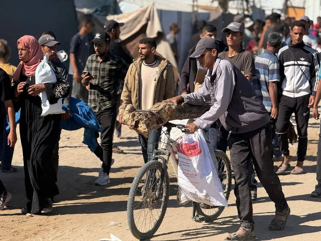 Palestinians Walk Miles for Scarce Humanitarian Aid
