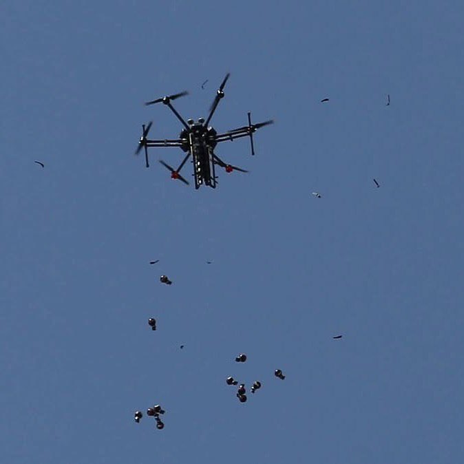 Israeli drone drops grenades on Gaza civilians causing casualties