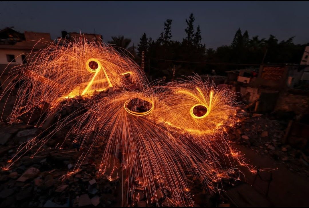 Gaza’s Children Playing with Sparks on Rubble