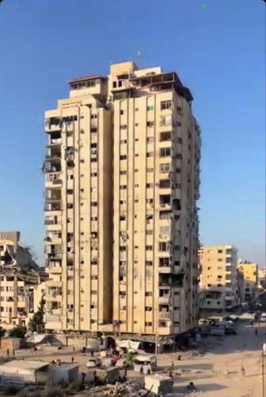 Second Gaza tower faces imminent destruction, hundreds at risk