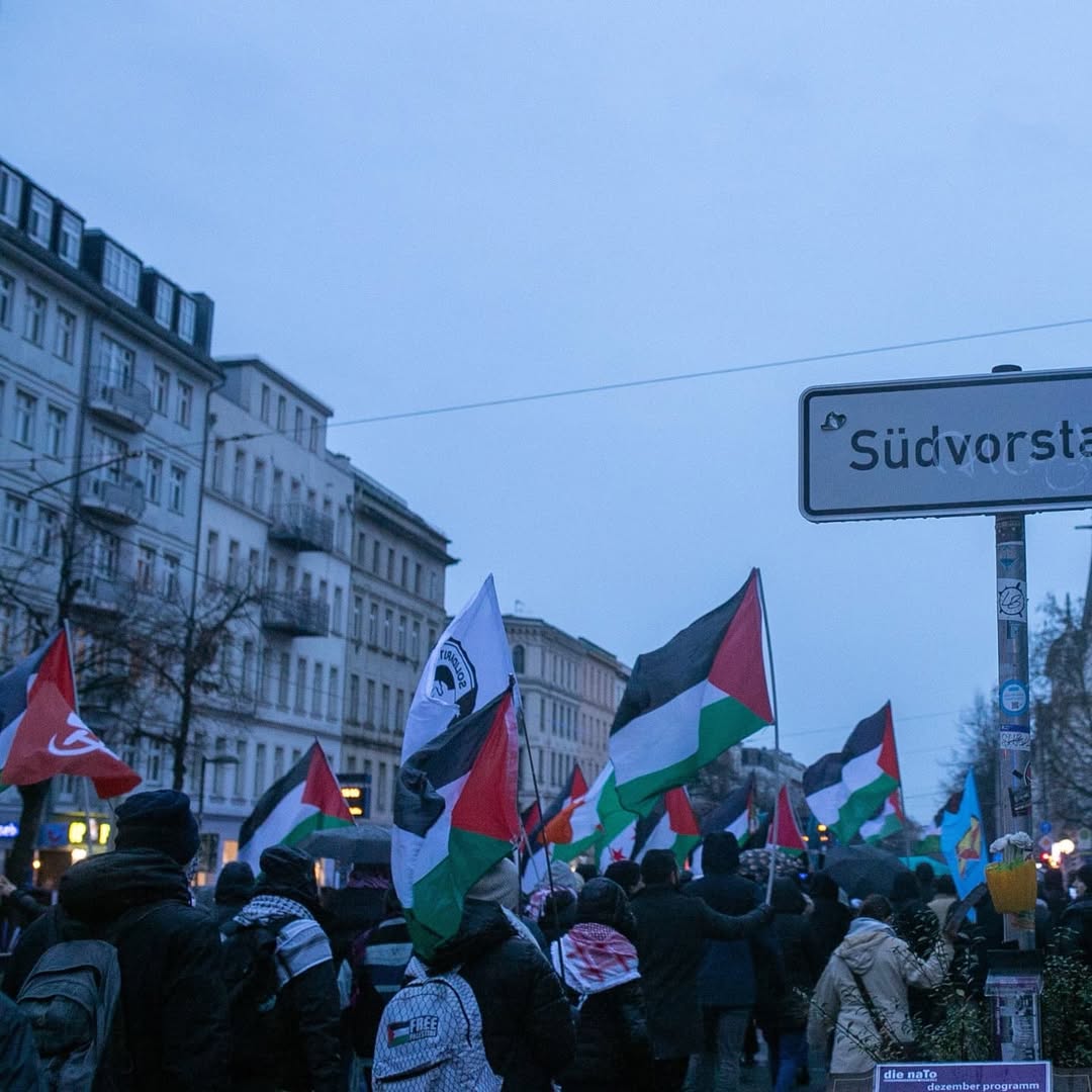 Activists in Leipzig Rally Against Israeli Operations in Gaza