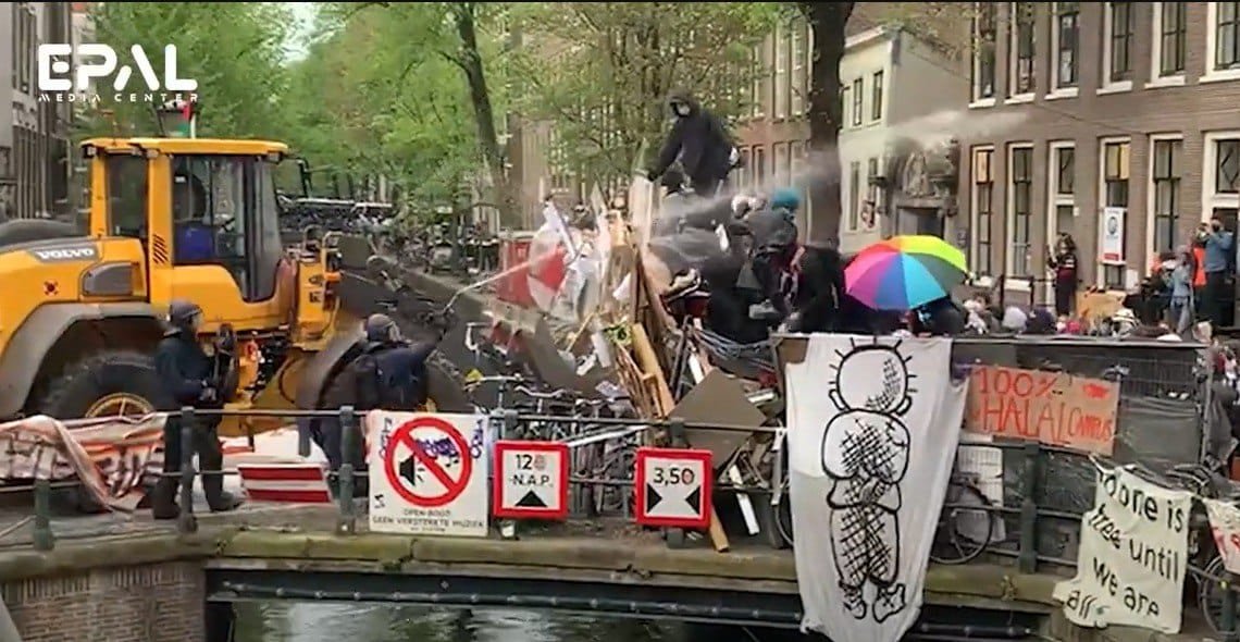 Dutch Police Suppress Gaza Support Sit-In at University