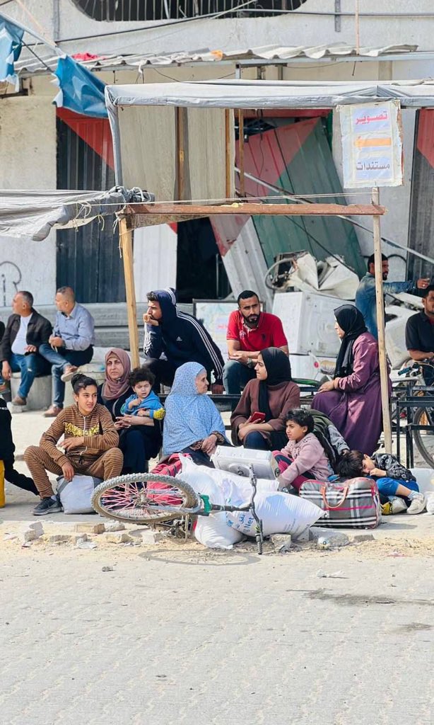 Homeless Families Displaced in Jabalia Refugee Camp