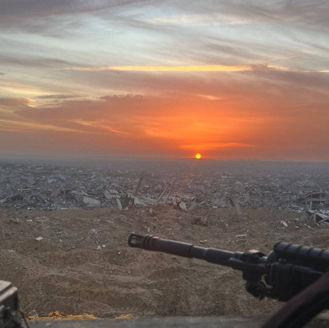 Israeli Soldier Image Documents Razed Rafah Residential Area