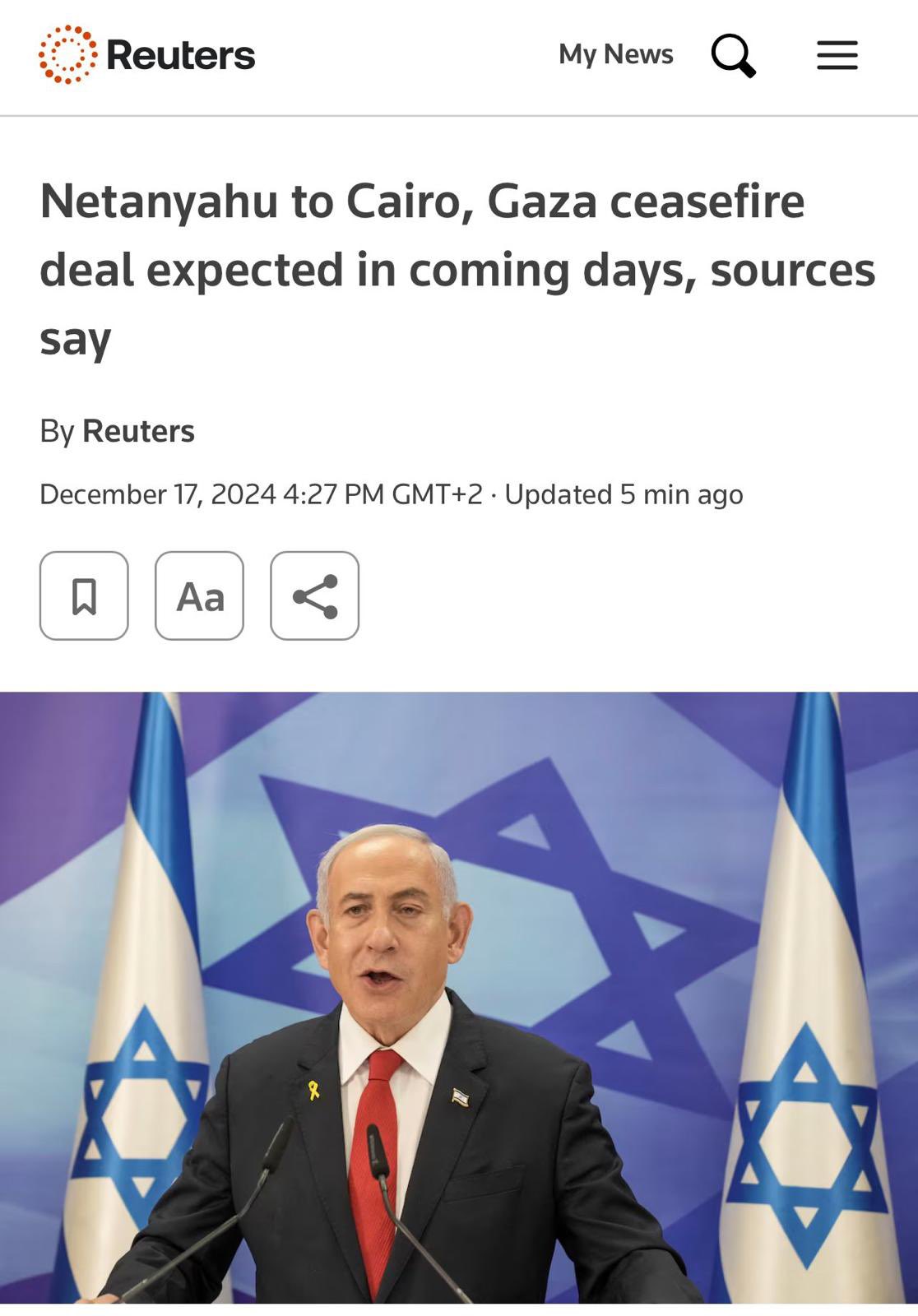 Ceasefire Agreement Expected to Be Signed Soon
