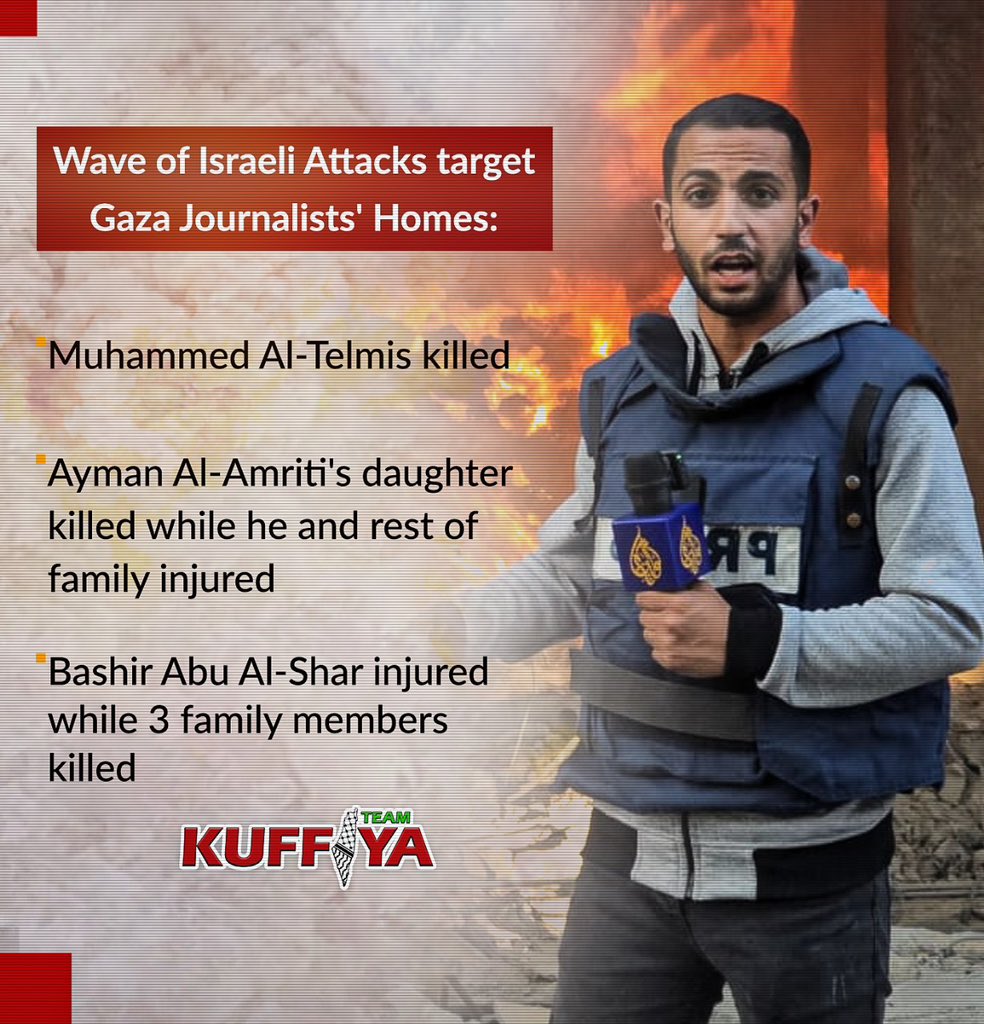 Israeli Attacks Kill Palestinian Journalists in Gaza