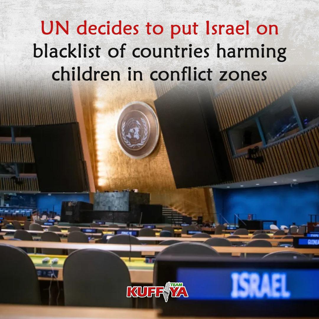 UN Adds Israel to Blacklist for Child Abuse in Armed Conflict
