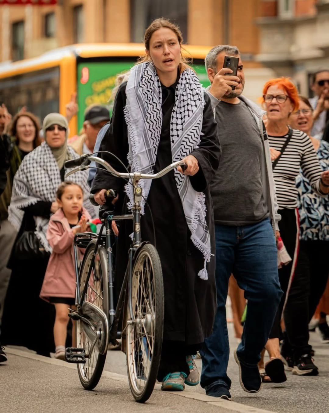 Copenhagen protesters demonstrate solidarity with Gaza against Israeli aggression
