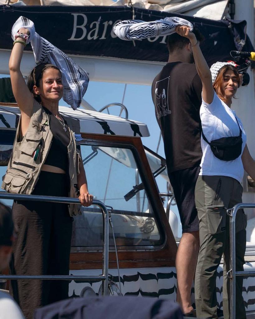 Ship Maadlen off Egypt coast heading toward Gaza