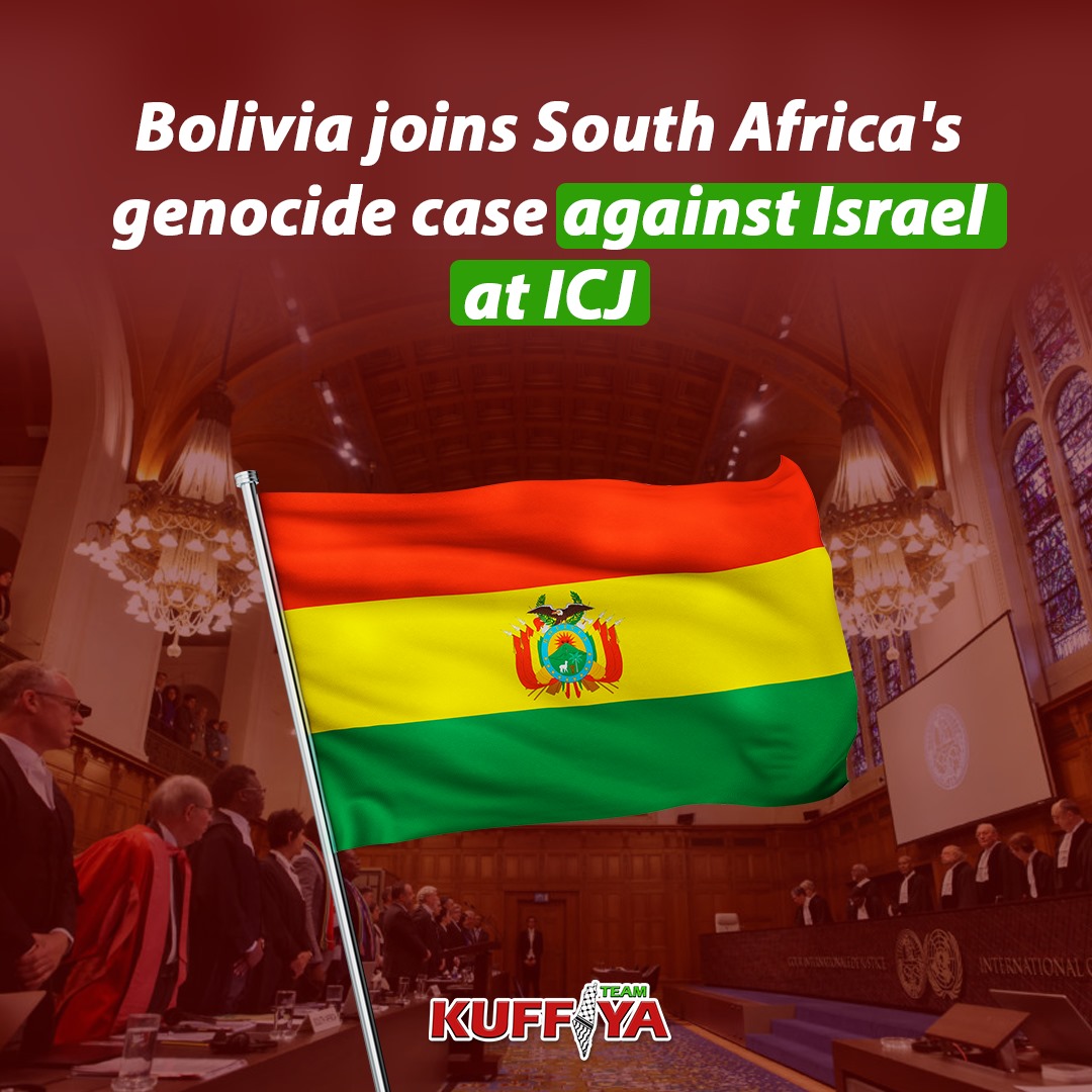 Bolivia files ICJ intervention in Israel genocide case over Gaza
