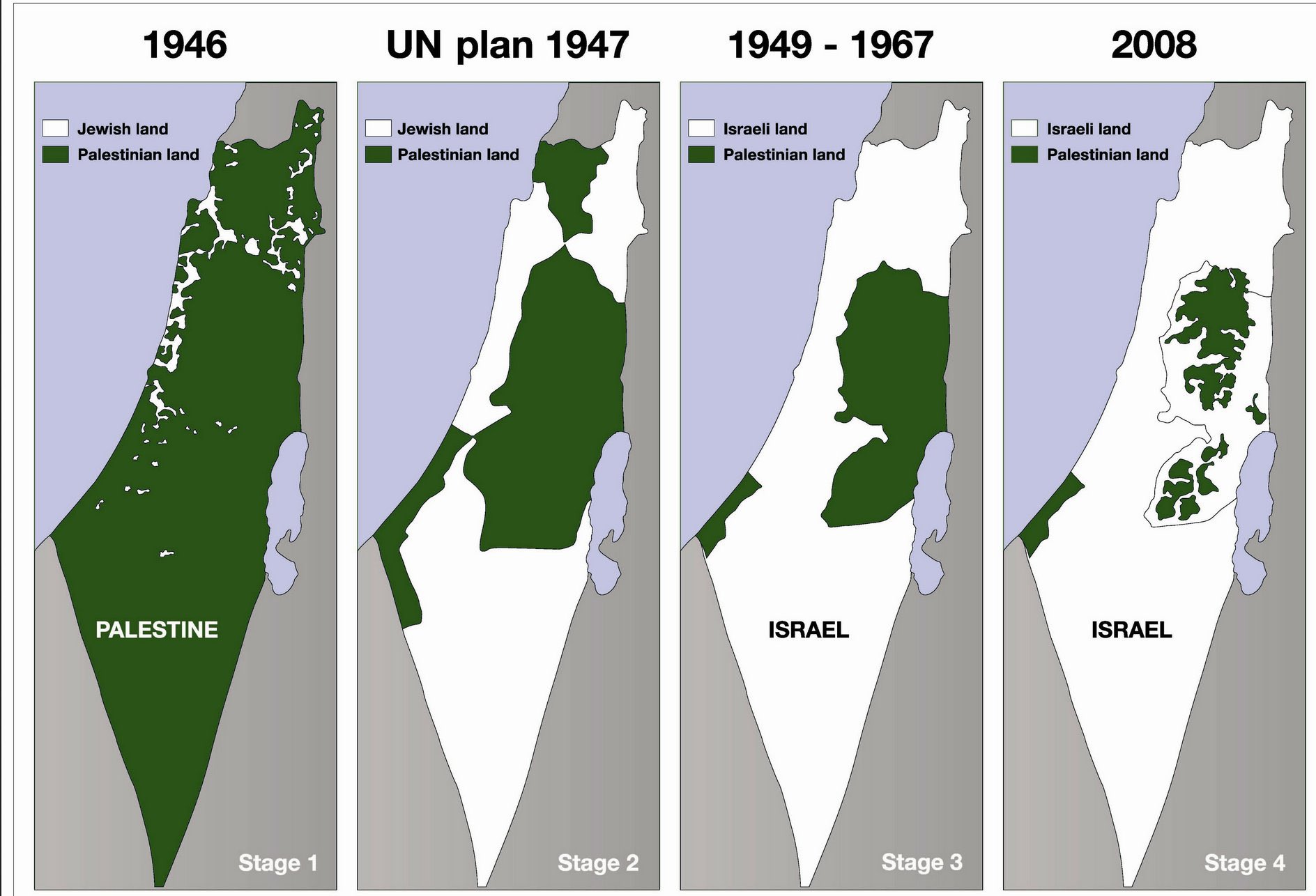 Israeli Occupation and Self-Defense Claims Mapped