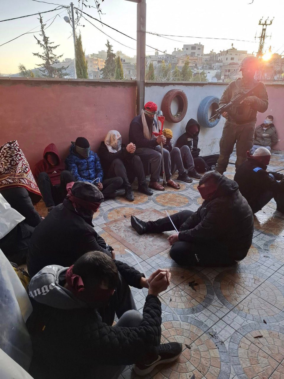 Civilian Hostages in Ramallah, Occupied West Bank
