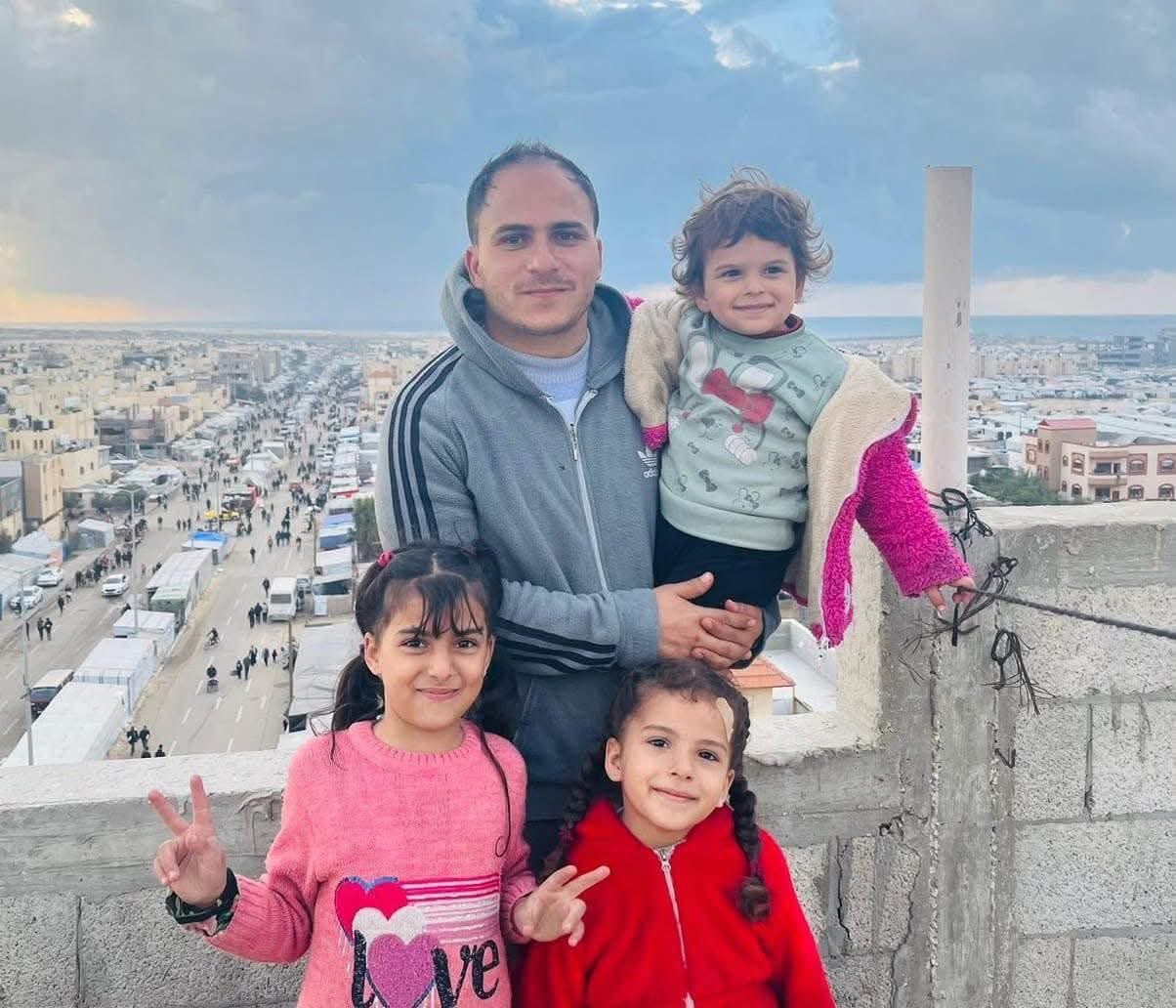 Recent Photo of Al-Atbash Children with Their Father