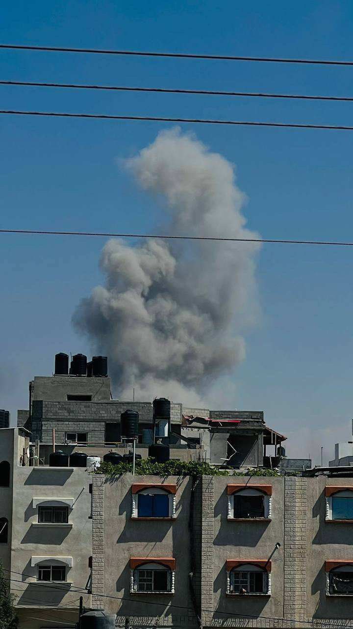 Nonstop Bombing Campaign in Rafah Gaza Strip