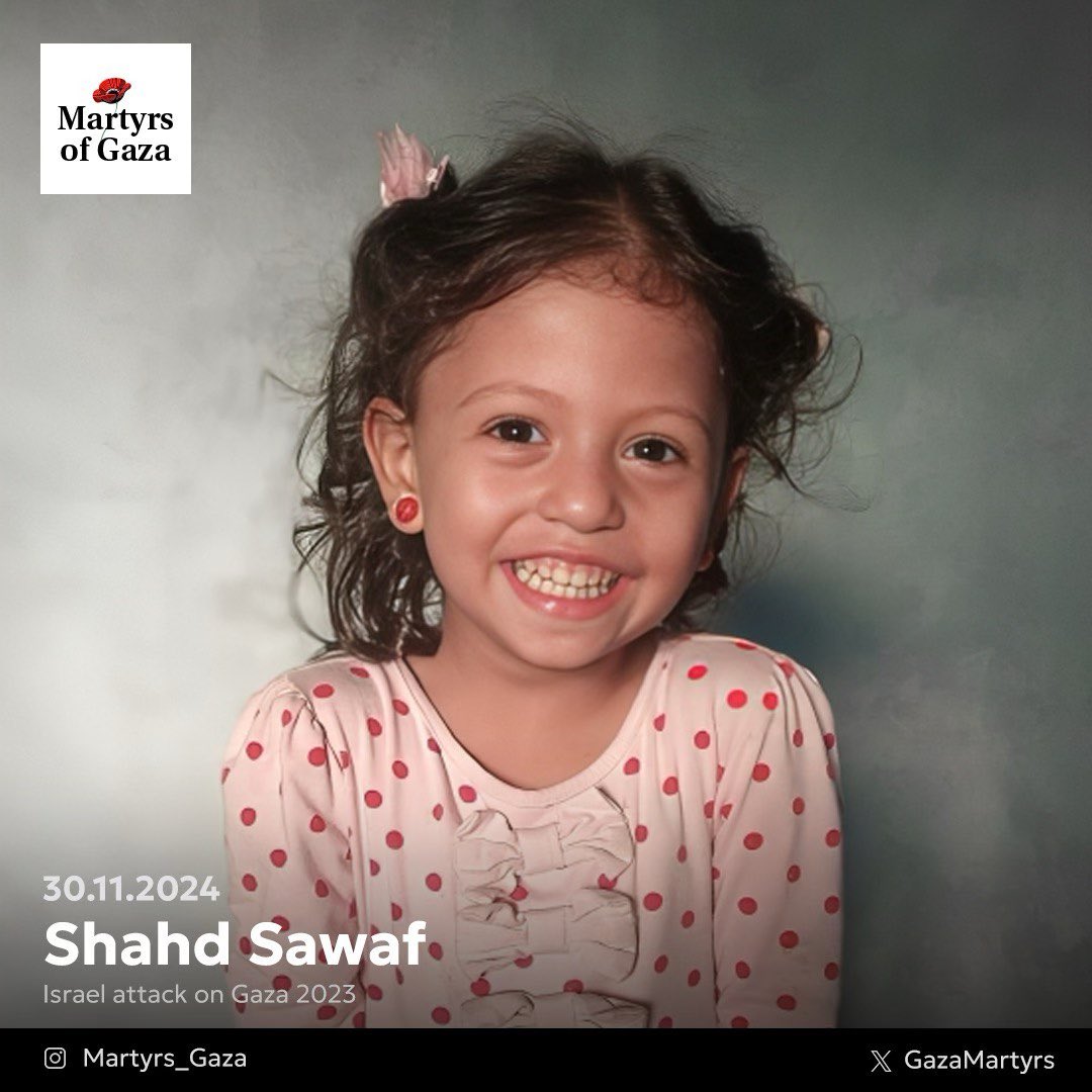 Memorial to Five-Year-Old Shahd Sawaf