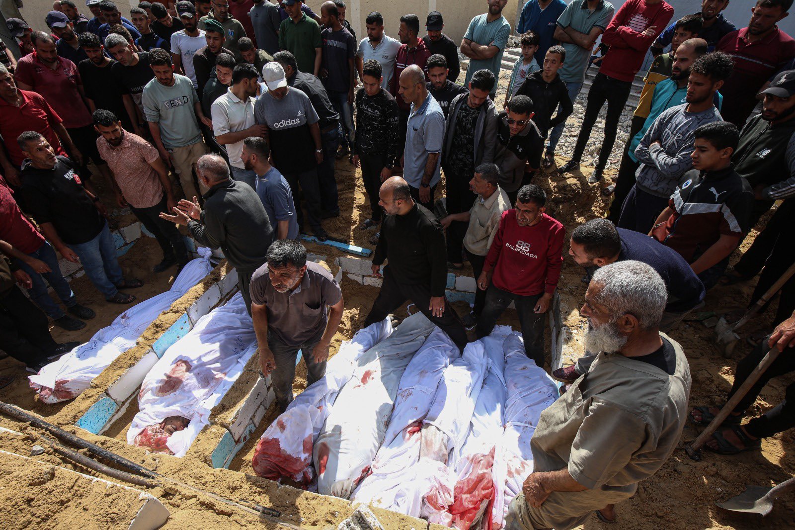 Gaza Strip bombing casualties reported by Ministry of Health