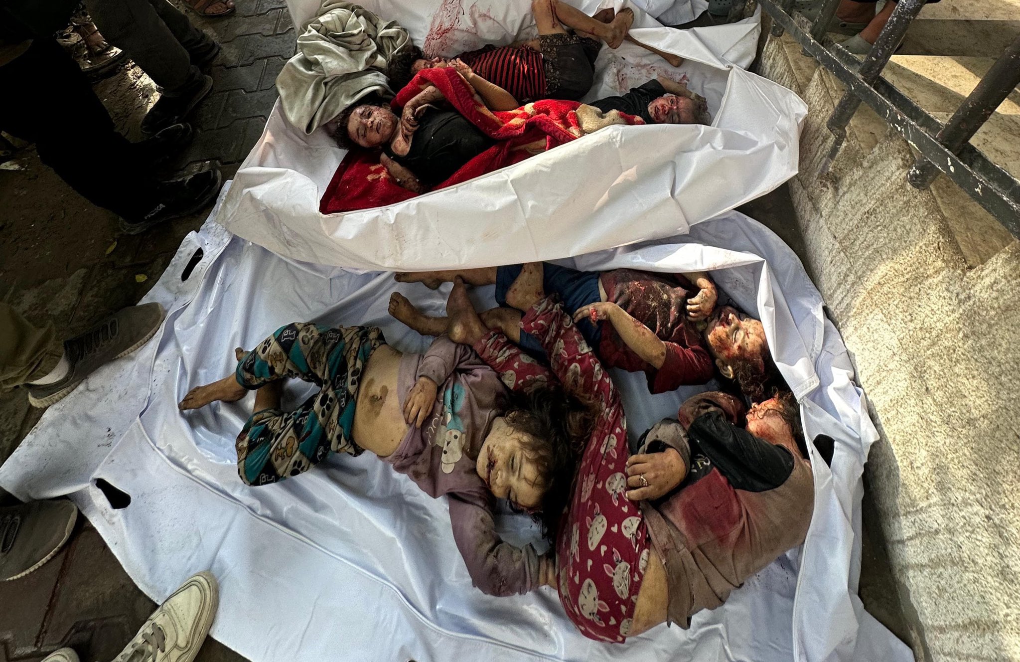 Nine Children Killed in Israeli Bombing in Gaza City