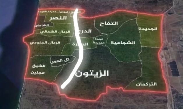 Gaza Population Displacement to Western Strip