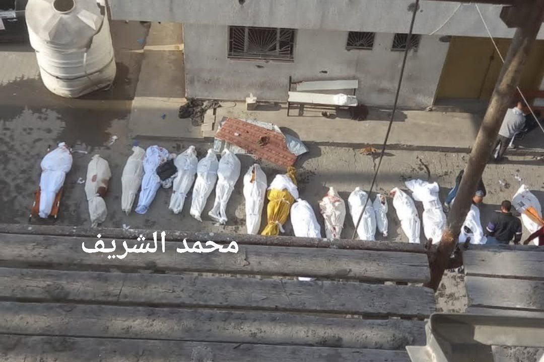 Israeli army strikes near Gaza hospital killing over 30 civilians