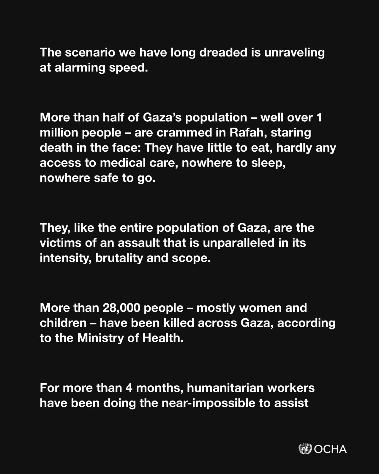Gaza humanitarian crisis: urgent ceasefire and hostage release needed