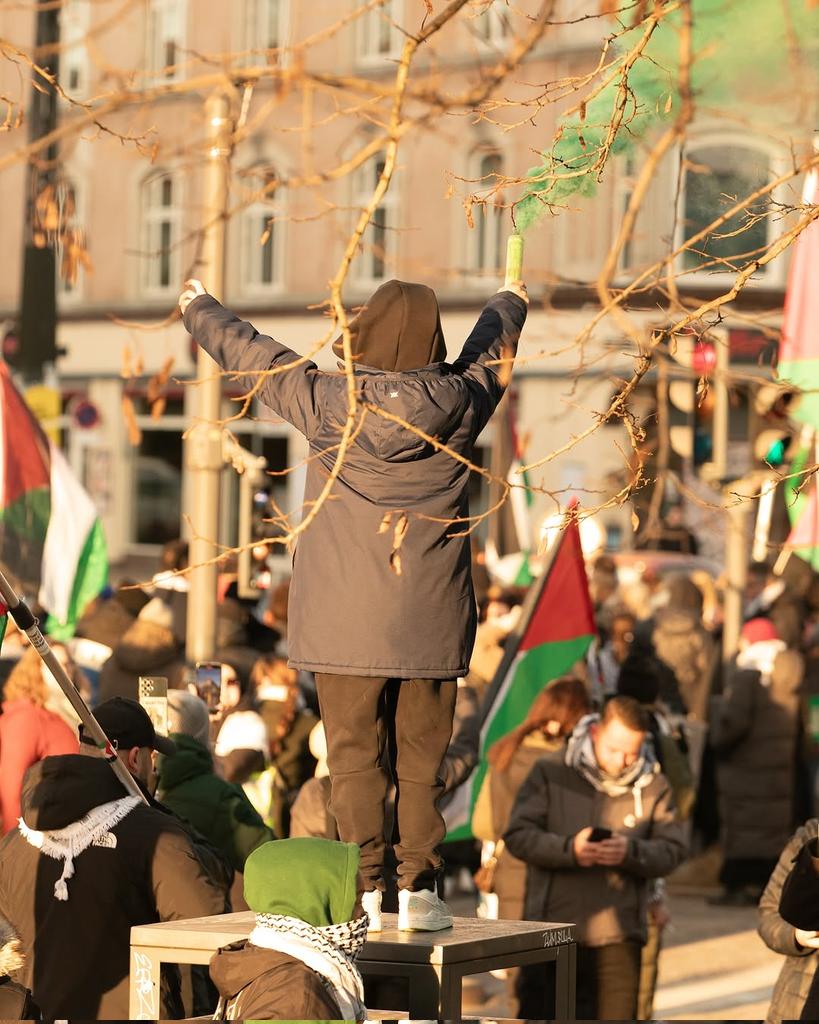 Palestine solidarity demonstration in Copenhagen