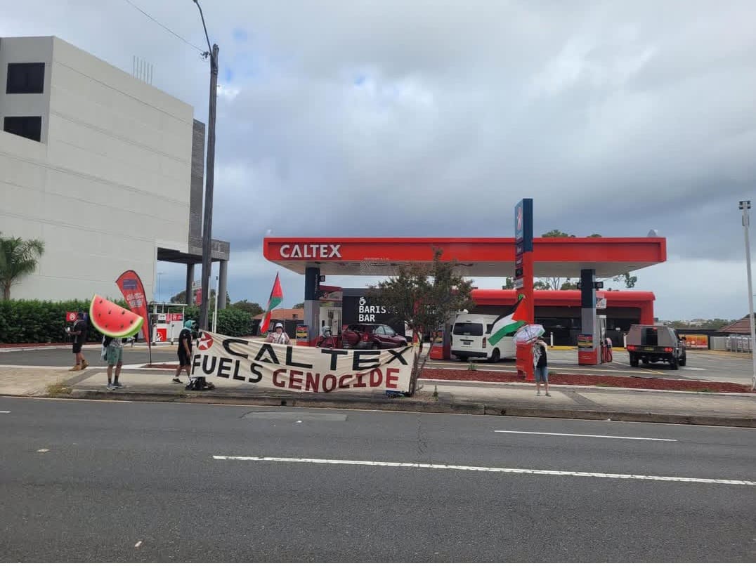 Australian Activists Target Caltex Over Gaza Conflict Complicity