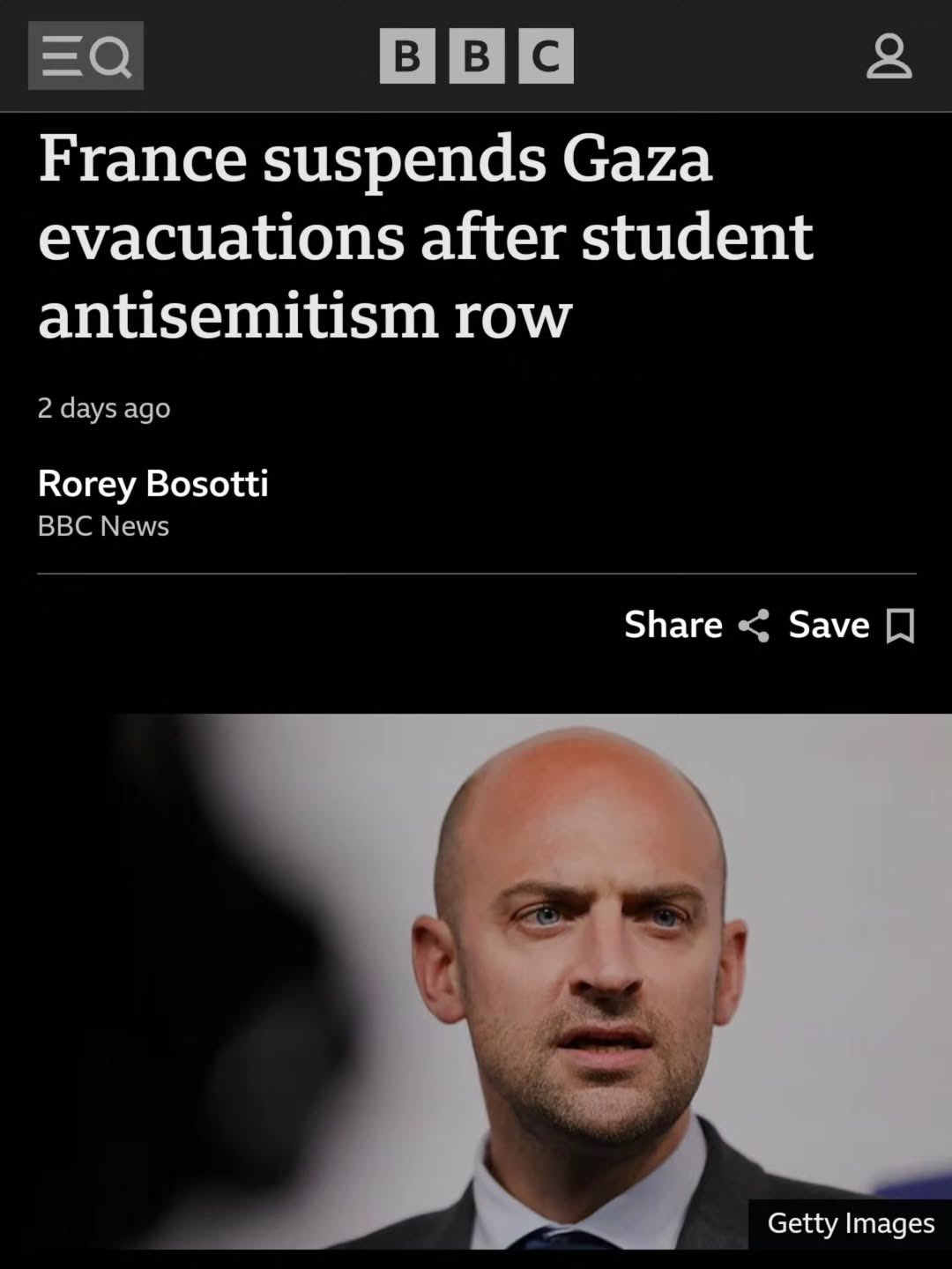 France suspends Gaza evacuations over student antisemitism row