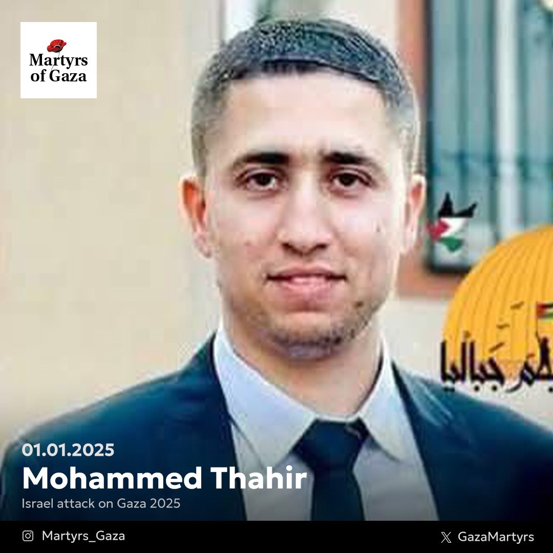 Mohammed Thahir from Jabalia: Courage and Resilience Against Israeli Occupation