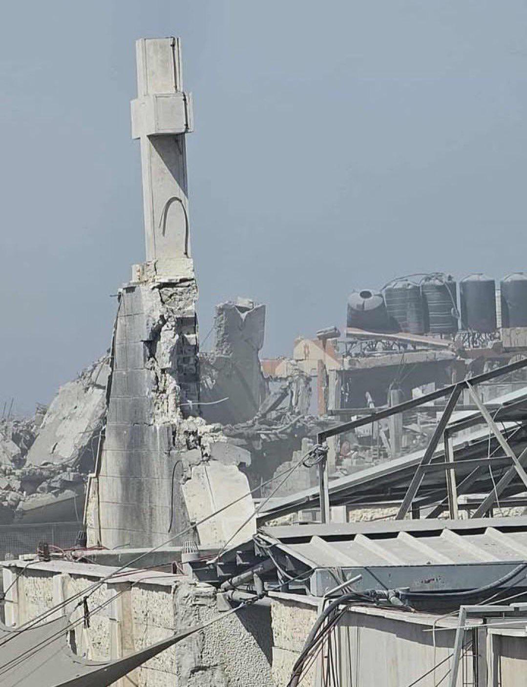 Israeli forces bomb Latin Monastery Church in Gaza City