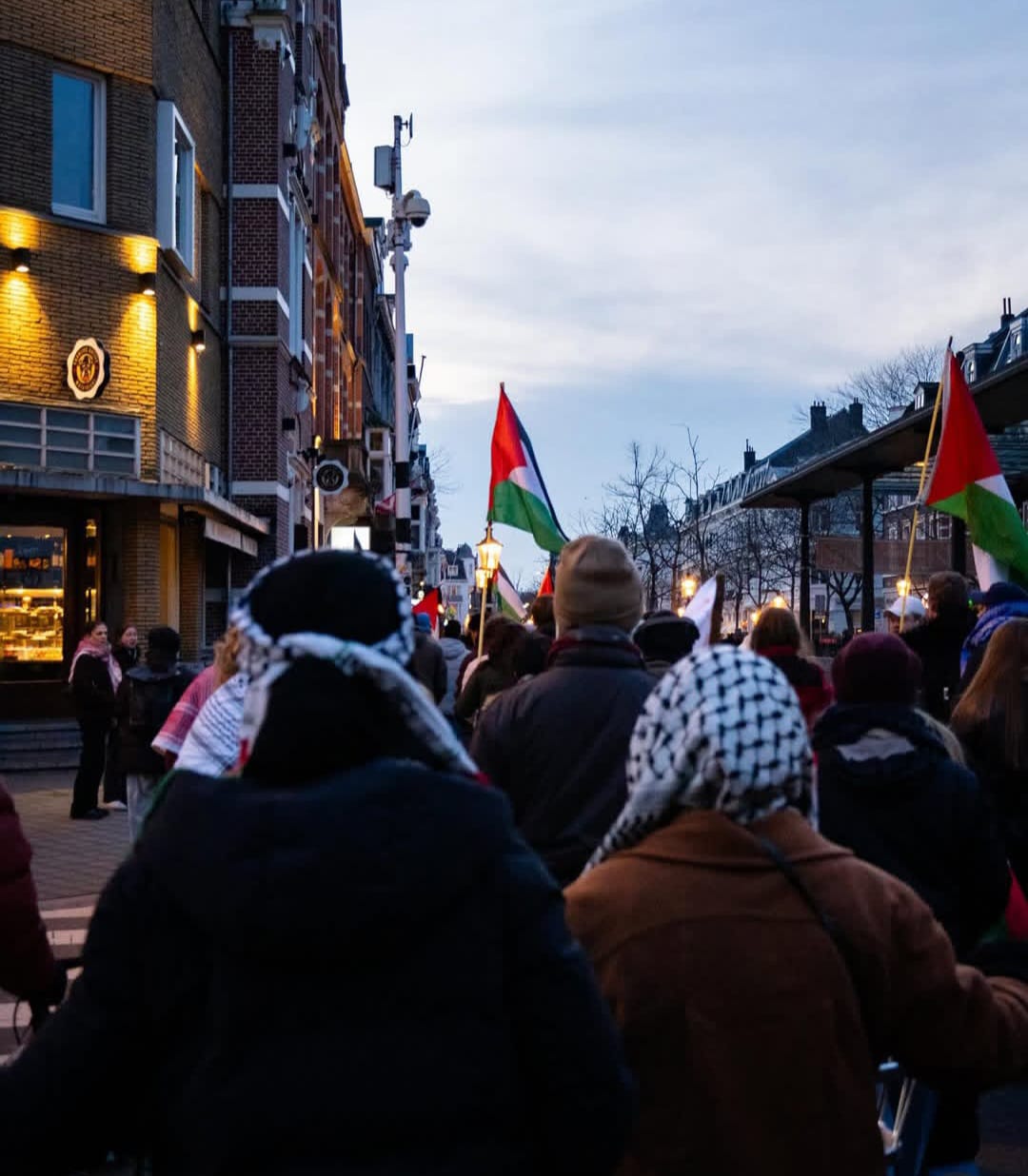 Dutch activists protest Trump Gaza displacement plan